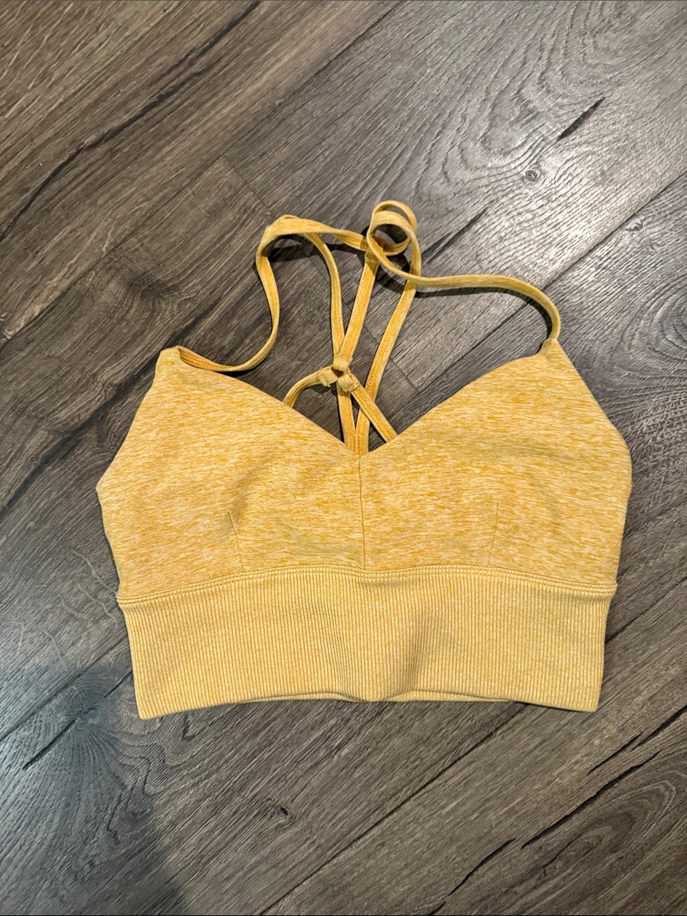 Seamless Strappy Bralette - Yellow